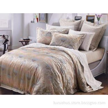 Elegant Modern Design Silk Luxury Bed Sets All Size For Adu
